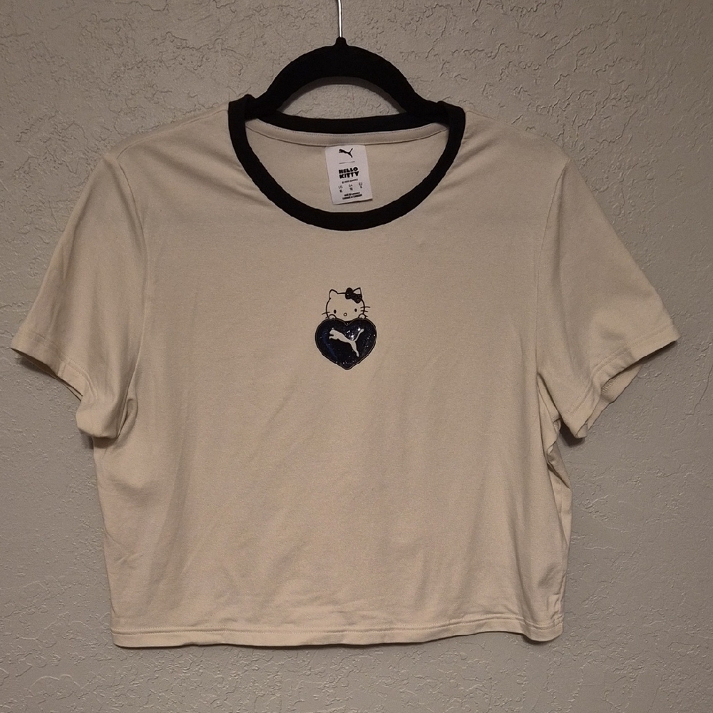 Puma x HELLO KITTY Collab Cropped Tee